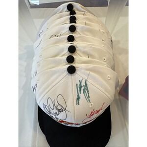 13x Autographed NASCAR Busch Series Bud Racing Hats Caps Signed Lot No COA
